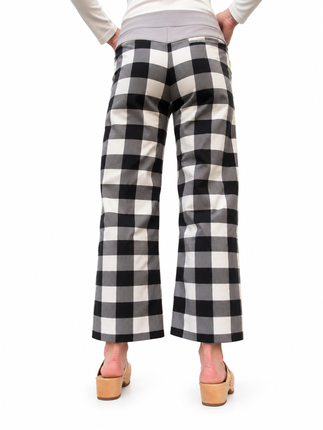 Copa Threads Off the Grid handmade cotton pants, back view